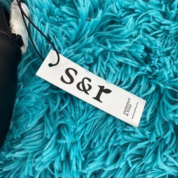 Summer & Rose Delilah Laser Cut Crossbody in Black. PVC. Summer, casual - Picture 5 of 8